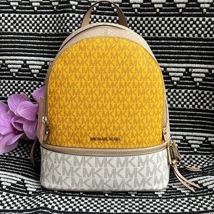 Michael Kors Rhea Zip Backpack NWT!